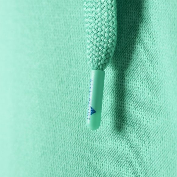 STELLA MCCARTNEY X ADIDAS Athleisure Sport Green Long Hoodie Jumper - Picture 14 of 16